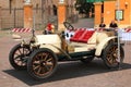 Italian Aquila brand car from 1910, a classic vintage car Royalty Free Stock Photo