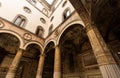 Italian Architecture. Ornate courtyard of Palazzo Vecchio in Florence