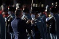 Italian armed forces take part in the swearing-in ceremony of the re-elected president of the Italian Republic Sergio Mattarella