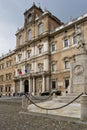 Italian army academy, view from piazza roma Royalty Free Stock Photo