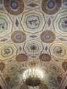 Beautiful art inside Museum Correr in Venice - ornamental ceiling