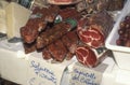 Italian assorted dried sausages