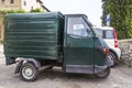 An Italian auto scooter Piaggio Ape 50 Catalyzed Royalty Free Stock Photo