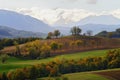 Italian autumn landscape Royalty Free Stock Photo