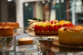 Italian bakery food tradition. Creative gourmet pastry Royalty Free Stock Photo