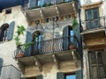 Italian balcony Royalty Free Stock Photo