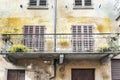 Italian balcony in Cuneo Royalty Free Stock Photo