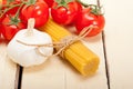 Italian basic pasta ingredients