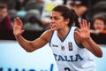 Italian basketball player Raelin Marie D`Alie