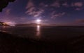 Beach in the night