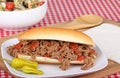 Italian Beef and Peperoncini Royalty Free Stock Photo