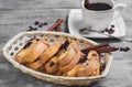 Italian biscotti cookies Royalty Free Stock Photo