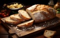 Italian Bread Product Shots - Culinary Excellence. Generative By Ai