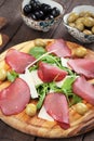 Italian bresaola cured meat