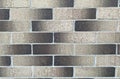 Italian brick. Expensive facade decoration. Image of bricks for the background.