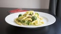 Italian broccoli pasta dish. Royalty Free Stock Photo