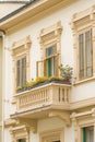 Italian building detail Royalty Free Stock Photo