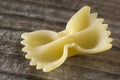 Italian butterfly pasta