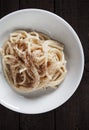 Italian cacio e pepe pasta