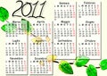 Italian calendar 2011