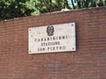 Italian carabinieri department in Rome