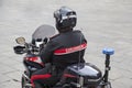 Italian Carabinieri on his motorcycle