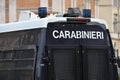 Italian carabinieri police car