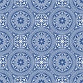 Italian ceramic tile pattern. Mediterranean porcelain pottery.