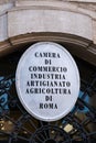 Italian Chamber of Commerce, Industry, Agriculture and Artisanship Royalty Free Stock Photo