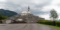 Italian Charnel house - World War I military cemetery in Kobarid in Slovenia Royalty Free Stock Photo