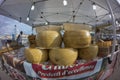 Italian cheese on market in Rovinj Royalty Free Stock Photo