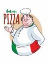 Italian chef label