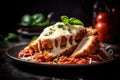 Italian Chicken Parmesan food photography - made with Generative AI tools