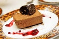 Italian chocolate mousse