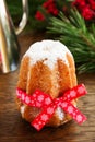 Italian Christmas bread. Royalty Free Stock Photo
