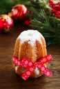 Italian Christmas bread. Royalty Free Stock Photo