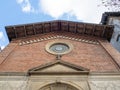 Italian Church in Bucharest, Romania. Detailed architecture.
