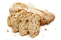 Italian ciabatta bread with olives Royalty Free Stock Photo