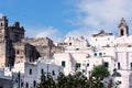 Italian city: Ostuni view Royalty Free Stock Photo