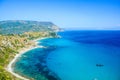 Cliffs of italian coast in sicily