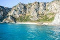 Cliffs of italian coasts