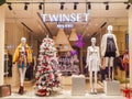 Italian clothing store Twinset Milano on Broadway Square View on windows from the street