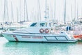 Italian Coast Guard, 41 foot, rescue vessel Royalty Free Stock Photo