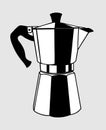 Italian coffee maker or moka pot