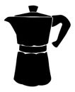 Italian coffee maker or moka pot