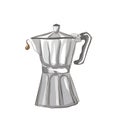 Italian Coffee maker sketch