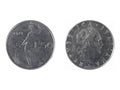 Italian coin Royalty Free Stock Photo