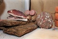 Italian cold cuts Royalty Free Stock Photo