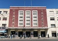 Italian colonial art deco old cinema building in asmara eritrea Royalty Free Stock Photo