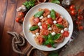 Italian Colorful Pasta dish or Spaghetti Napolitana Royalty Free Stock Photo